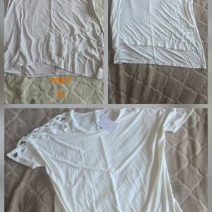 Elegant Women's White Short Sleeve Top